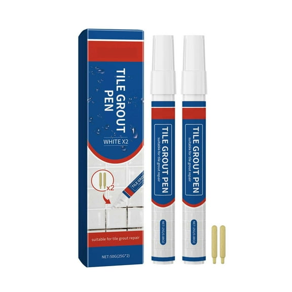 Hiroekza Tile Sealing Pen Kit - 7ml with Extra Tips for Easy Grout Repair