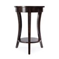 Butler Specialty Company Holdin Round Burl Wood 18"W Side Table Dark