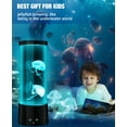 thumbnail image 6 of Jellyfish Lamp, GuardWee Jellyfish Aquarium Lamp with 17 Light Effects - Table Lamp Night Light Mood Light with Remote, Jelly Fish Tank Aquarium for Living Room, Christmas Birthday Gifts for Kids, 6 of 6