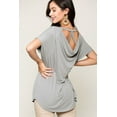 thumbnail image 3 of Scoop Neckline Cupro Solid Top, 3 of 5