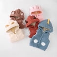 thumbnail image 2 of URMAGIC Hooded Lamb Velvet Vest Jacket Warm Fleece Coat for Newborn Baby Boys Girls,Toddlers, 2 of 2