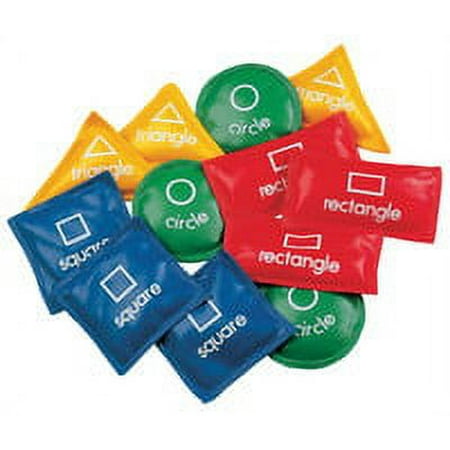 Champion Sports Geometric 5" Bean Bag Set, 12 Piece