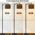 thumbnail image 4 of Arc Floor Lamps Mechanical Bookshelf Highlights Modern LED Adjustable Lampshade Standing Light for Living Room Reading Bedroom Office, 4 of 5