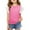 Pink, variant on YunPes Girls Round Hole Lace Ruffled Sleeve Summer Round Neck Short Sleeve T Shirt Top 3 12 Years Toddler Undershirt Girl