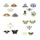 thumbnail image 2 of Broche de serie animal creativo, diseño exquisito, conjunto de piezas de mariposa luminosas de dibujos animados, accesorios de insignia, 2 of 5