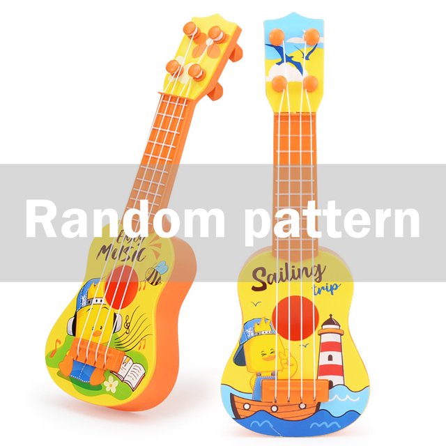 Juguete de ukelele para niños, modelo de guitarra pequeña portátil para exhibición de festivales (pato) Tmvgtek Libre de BPA