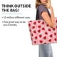 thumbnail image 2 of Balery Strawberry Bolsa Tote Estilo Estético con Cremalleras, Bolsa de Hombro, Bolsa de Compras Grande y Plegable, 2 of 8