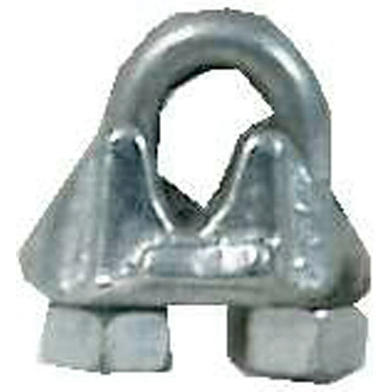 Campbell Electrogalvanized Malleable Iron Wire Rope Clip 1-1/16 in. L Campbell Electrogalvanized Malleable Iron Wire Rope Clip 1-1/16 in. L