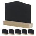 thumbnail image 1 of 6 mini pizarras de doble cara con soporte para exhibiciones de mesa en interiores, 1 of 8
