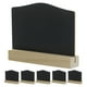 thumbnail image 1 of 6 mini pizarras de doble cara con soporte para exhibiciones de mesa en interiores, 1 of 8