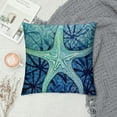thumbnail image 2 of GOSMITH  Set of  Ocean Beach Outdoor Pillow Covers Coastal Sea Turtle- Starfish- Sea Horse-Fish Cushion Cover Sea Theme Home Decorative Pillowcases, 2 of 5