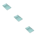 thumbnail image 2 of Justharion 1/2/3/5 Exquisite Crafted Rug For Bathroom Quick-drying No Shedding Prompt And Strong Sky Blue 40cm*60cm 3PCS, 2 of 6