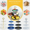 thumbnail image 2 of 3 Tier Cake Stand Afternoon Tea Wedding Plates Party Tableware Bakeware Plastic Tray Display Rack Cake Decorating Tools, 2 of 6