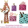 thumbnail image 5 of Barbie Cutie Reveal Snowflake Sparkle Fashion Doll with Deer Plush Costume, Mini Pet & Accessories, 5 of 7