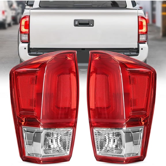 Nilight Taillight Assembly Compatible with 2016 2017 2018 2019 2020 2021 2022 2023 Toyota Tacoma Rear Lamp Replacement OE Style Driver Side and Passenger Side