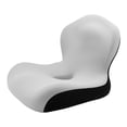 thumbnail image 4 of Cojín de asiento transpirable, antideslizante, ergonómico, para sillas de juego, coche y dormitorio. gris claro, 4 of 9
