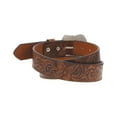 thumbnail image 2 of Hooey Women's Original Embossed Floral Filigree Western Belt - HWBLT003 Medium, 2 of 2