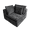 Grey#8, variant on Fabric Sectionals 78.8*39.4"Modular sectional sofa seat,Upholstered compressed couch for living room,Bedroom,Apartment,No assembly required,2PC free combination,Plush corduroy fabric,WHITE,Leather S