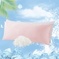 thumbnail image 1 of Almohada corporal viscoelástica WhatsBedding, funda refrescante, rosa hielo, 1 of 7