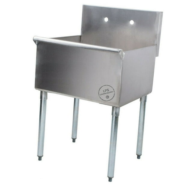 24" x24" x 14 Stainless Steel Commercial Utility Sink Prep Hand Wash