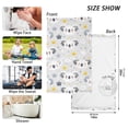thumbnail image 2 of Cartoon Koala and Star Bath Towel 100% Cotton Soft Thick High Absorbency Hand Face Towel Single Pack 16x28in, 2 of 7