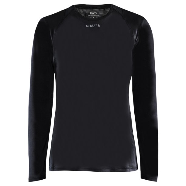 Craft - Camiseta ADV Essence de Manga Larga para Hombre (Negro)