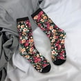 thumbnail image 5 of Cauagu Many Kind Of Flowers Print Crew Socks for Women and Men,Adult Athletic Running Socks 1-Pair Sports Socks Work Gear Socks with Moisture Wicking, 5 of 6