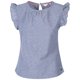 thumbnail image 1 of Trespass - Camiseta Cathy para Mujer (Blanco, Chambray), 1 of 3