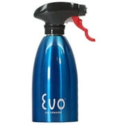 Evo Oil Sprayer Bottle, Non-Aerosol for Olive Oil and Cooking Oils, 18/8 Stainless Steel, 16-ounce Capacity, Blue