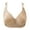 Beige, variant on Wireless Comfortable Bra Women Solid Color Comfortable Hollow Out Bra Underwear No Underwire Regular Size T-Shirt Bra, Style 10388, Black 40B