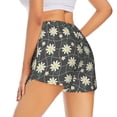 thumbnail image 3 of Haiem Daisies Flowers Women's 2 in 1 Running Shorts - Lightweight Athletic Workout Gym Yoga Breathable Sports Shorts Liner with Phone Pockets-Medium, 3 of 9
