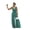 Green, variant on Women Deep V Neck Backless Jumpsuit Wide Leg High Waist Summer S-2XL