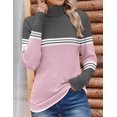 thumbnail image 5 of Zeagoo Womens Sweaters Turtleneck Cable Knit Long Sleeve Pullover Cute Fitted Trendy Basic Fall Winter Tops, 5 of 5