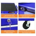 thumbnail image 4 of 7 Drawer Rolling Tool Chest with Wheels, Lockable Heavy-Duty Steel Tool Cabinet for Father's Garage Workshop Repair Shop, 4 of 12