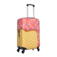 thumbnail image 3 of Haiem Pink Ice Cream Luggage Cover Printed Suitcase Covers for Luggage Elastic Washable Suitcase Protector Fits 18-32 Inch Luggage-Small, 3 of 9
