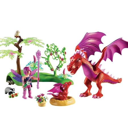 PLAYMOBIL Fairies Friendly Dragon with Baby