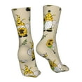 thumbnail image 7 of Uemuo Gnomes Bees And Sunflowers for 16in Socks, Cotton Socks Sports Socks Knee High Socks Comfortable Socks For Men, Women, 7 of 7