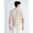 thumbnail image 3 of Free Assembly Men's Textured Polo Camp Shirt, Sizes S-3XL, 3 of 6