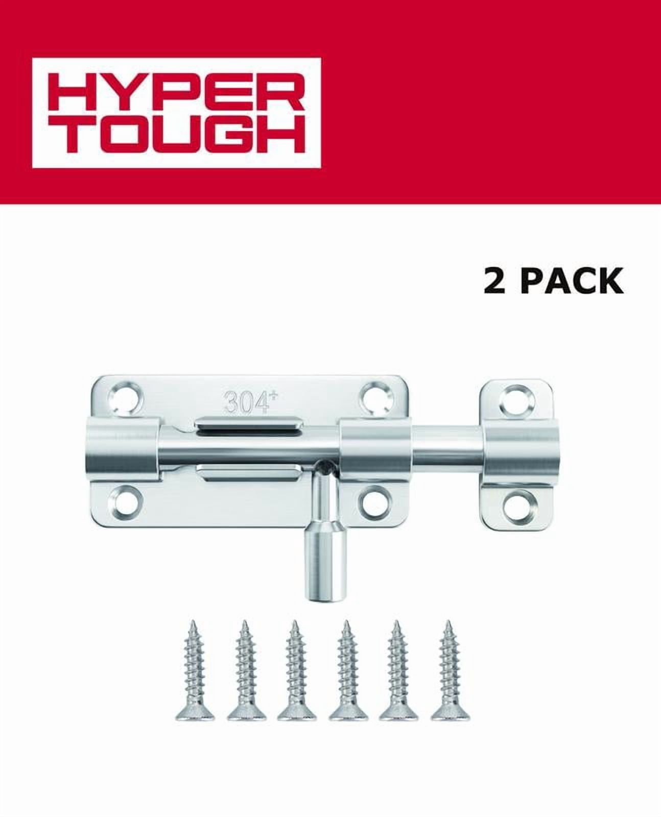 4 Inch Stainless Steel Door Security Slide Latch with Solid Bolt and DIY Installation