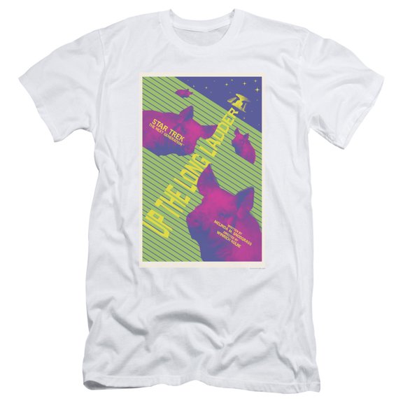 Star Trek Tng Season 2 Episode 18 Adult 30/1 T-Shirt White