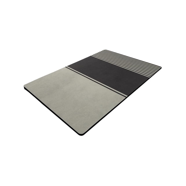 Bathroom Floor Mat Diatom Mud Super Absorbent Quickly Drying 40 cm x 60 cm Nonslip Backing Polyester Material