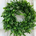 thumbnail image 5 of OUNONA Holiday Door Wreath Green Gar for Front Door and Living Room Christmas Decor, 5 of 8