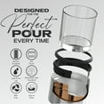 thumbnail image 3 of Asobu -Silver Whiskey Glass with Insulated Stainless Steel Sleeve, 10.5 ounces, 3 of 8