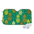 thumbnail image 2 of Picia Pineapples1 Curved Windshield Sunshade Accordion Folding Style Auto Shade for Car Truck SUV Van Blocks UV Ray Sun Visor Protector -Medium, 2 of 7