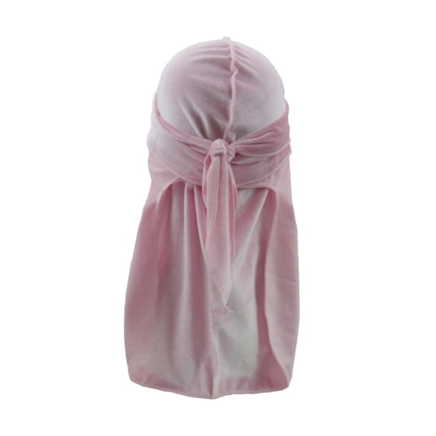 Minnieouse 6 uds. Velour Headwraps estilos bohemios durabilidad colores surtidos Color brillante sombrero de pirata estilo musulmán gorro de pelo Sombreros Rosa