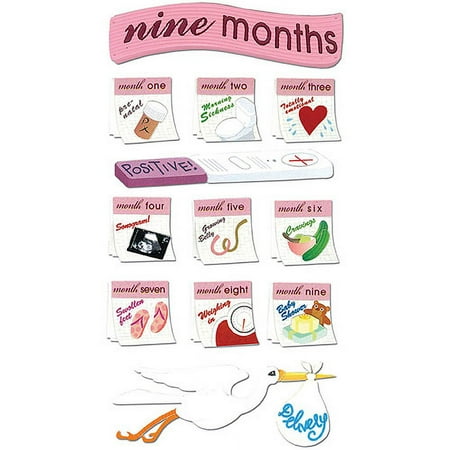 Sticker 9 Months Pregnancy