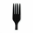 thumbnail image 5 of Dixie Individually Wrapped Heavyweight Utensils Fork Plastic Black 1000/Carton PFH53C, 5 of 6