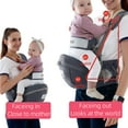 thumbnail image 3 of PRETXORVE Carrier Ergonomic Hip Seat Breathable Belt 6 Colors to Choose From, 3 of 5