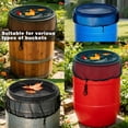 thumbnail image 6 of Mesh 39in Rain Barrel Netting with Drawstring for Preventing Leaves and Debris 4 Pack, 6 of 7