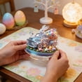 thumbnail image 4 of Easter Decorations for Home, 2D Acrylic Bunny Egg Table Decor, Flat Desktop Ornaments, Spring Rabbits Signs, Easter Centerpiece for Dining Table, Shelf Decor , 1Pcs, A, 4 of 7